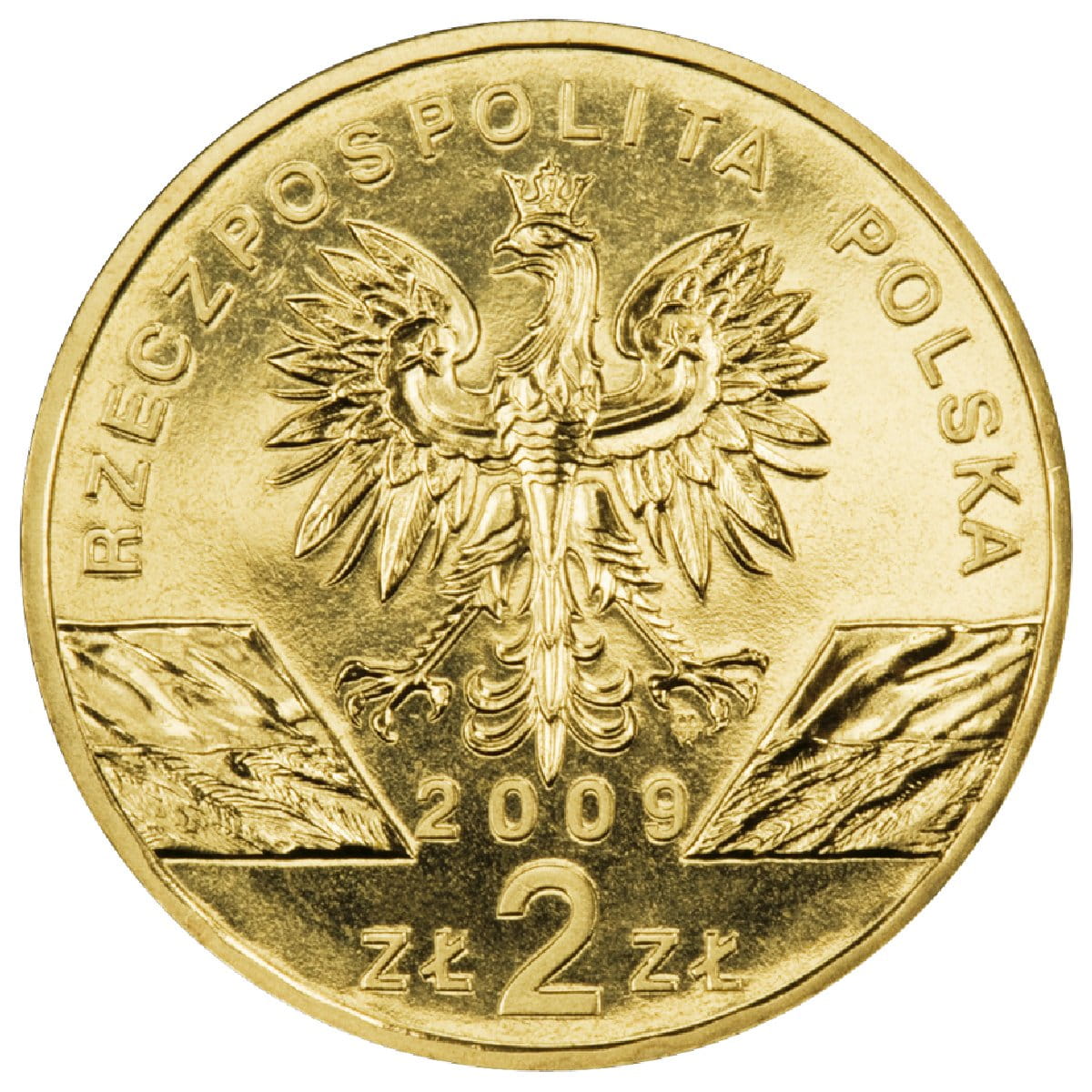 2 zł Jaszczurka zielona (łac. Lacerta viridis)