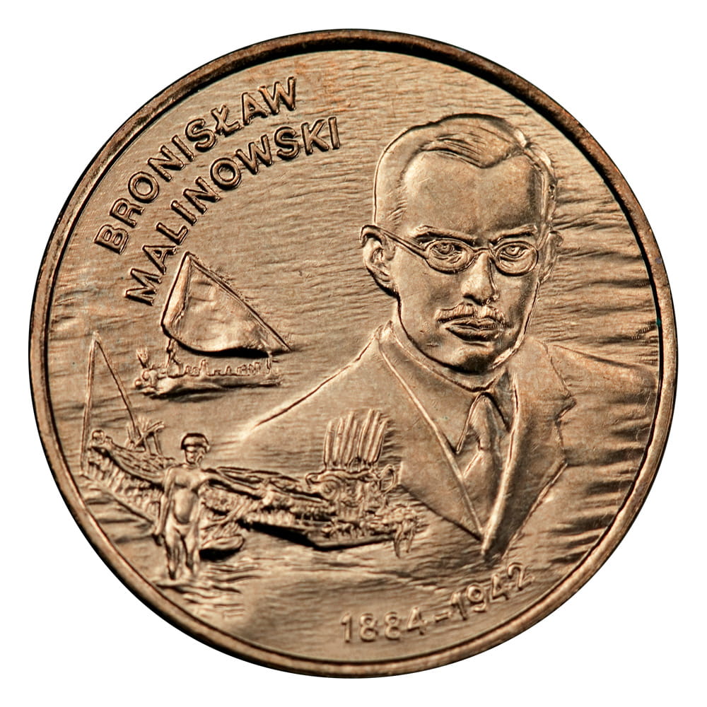 2 zł Bronisław Malinowski (1884-1942)