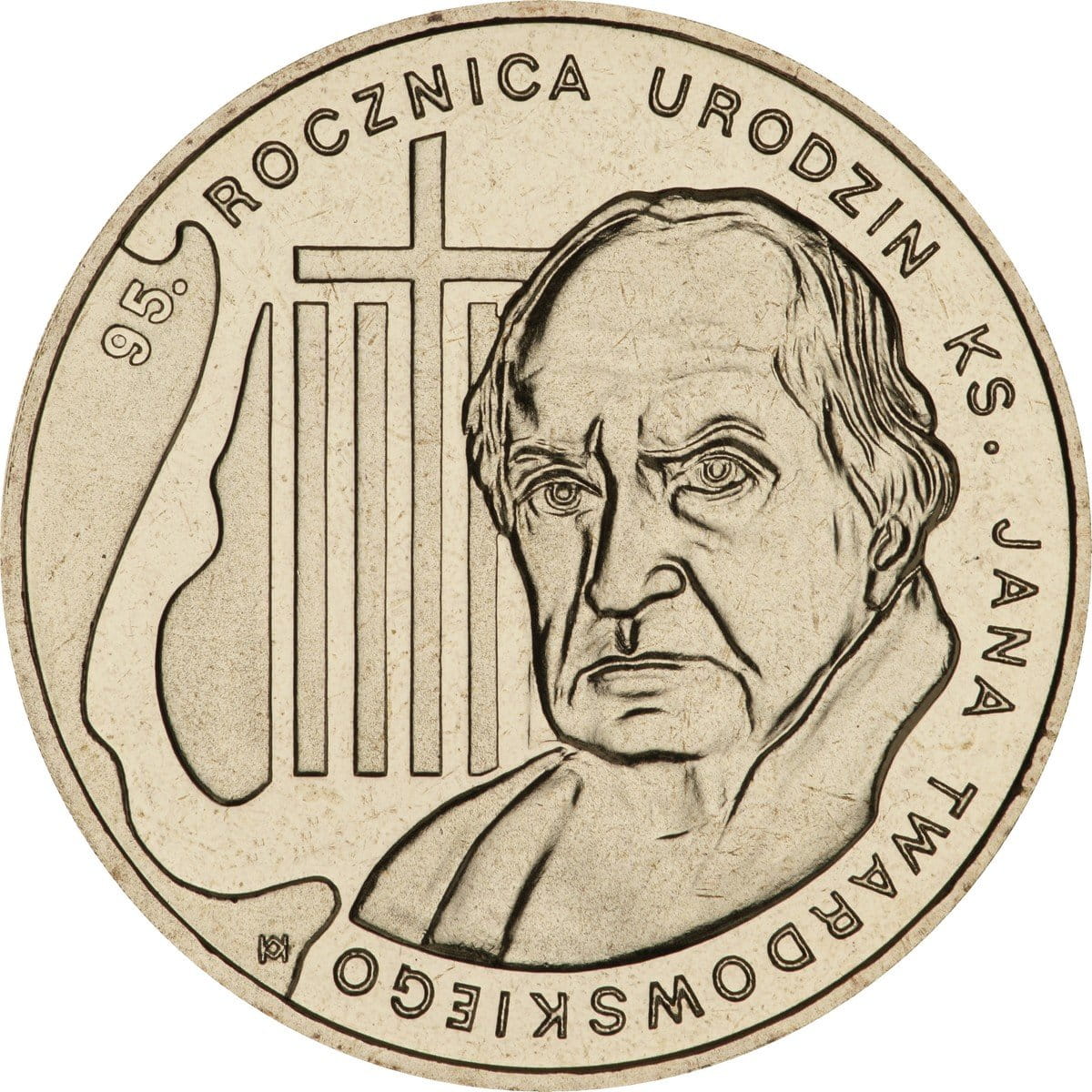 2 zł 95. rocznica urodzin ks. Jana Twardowskiego
