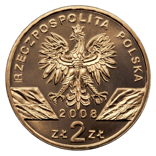 2 zł Sokół wędrowny (łac. Falco peregrinus)