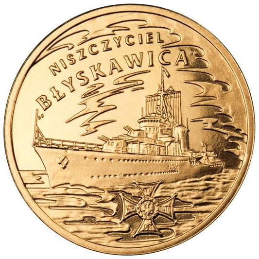 2 zł Niszczyciel „Błyskawica”