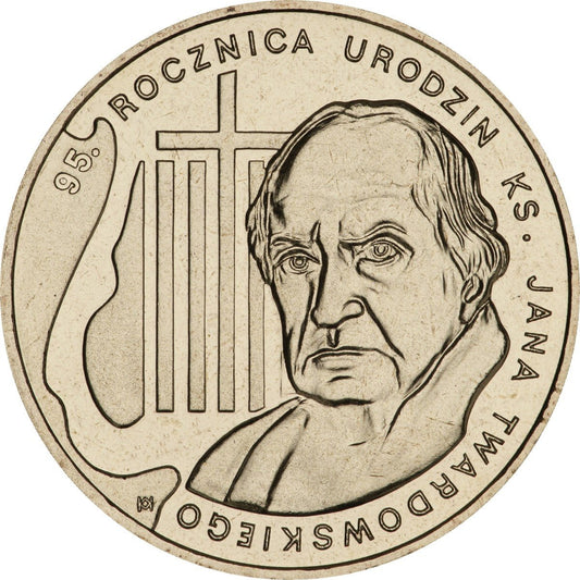 2 zł 95. rocznica urodzin ks. Jana Twardowskiego