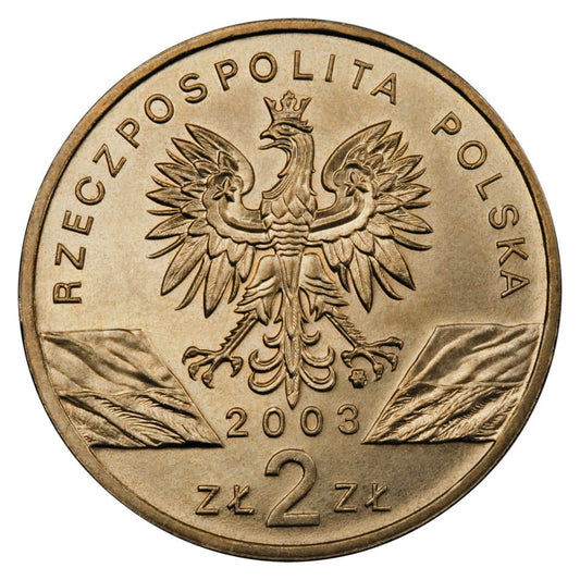 2 zł Węgorz europejski (łac. Anguilla anguilla)