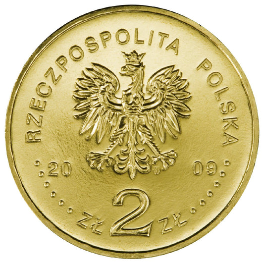 2 zł 25. rocznica męczeńskiej śmierci księdza Jerzego Popiełuszki